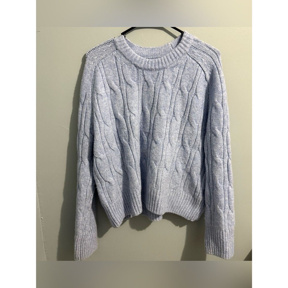 Abercrombie Blue Knit Sweater Size Small